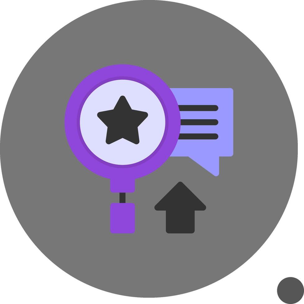 realimentación plano sombra icono vector