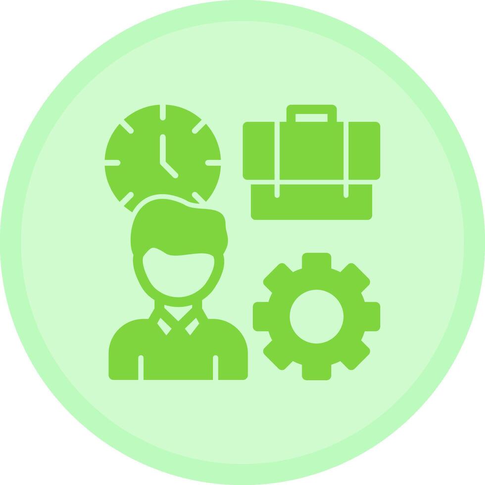 Flexibility Multicolor Circle Icon vector