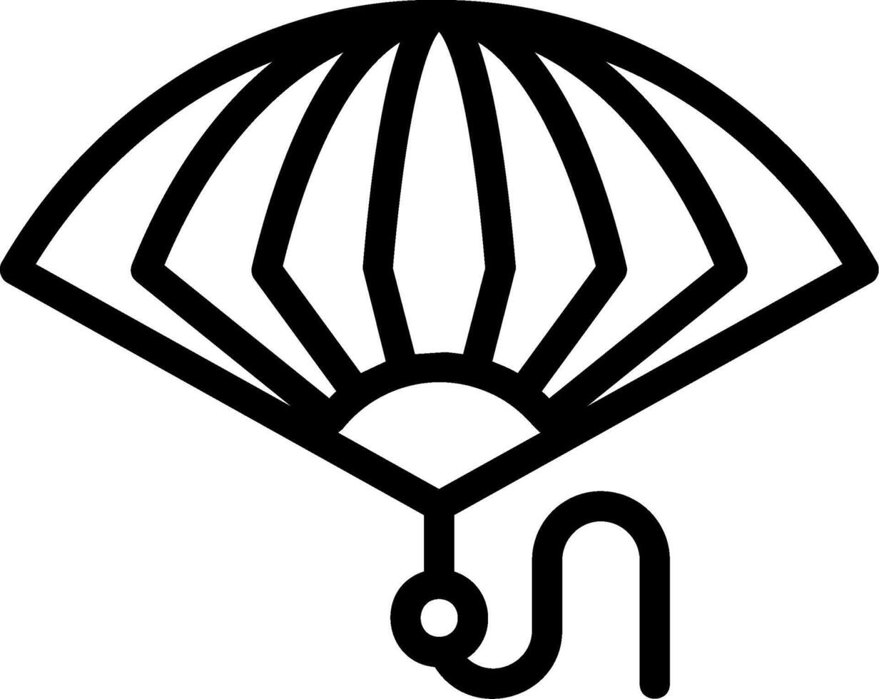 Fan Line Icon vector