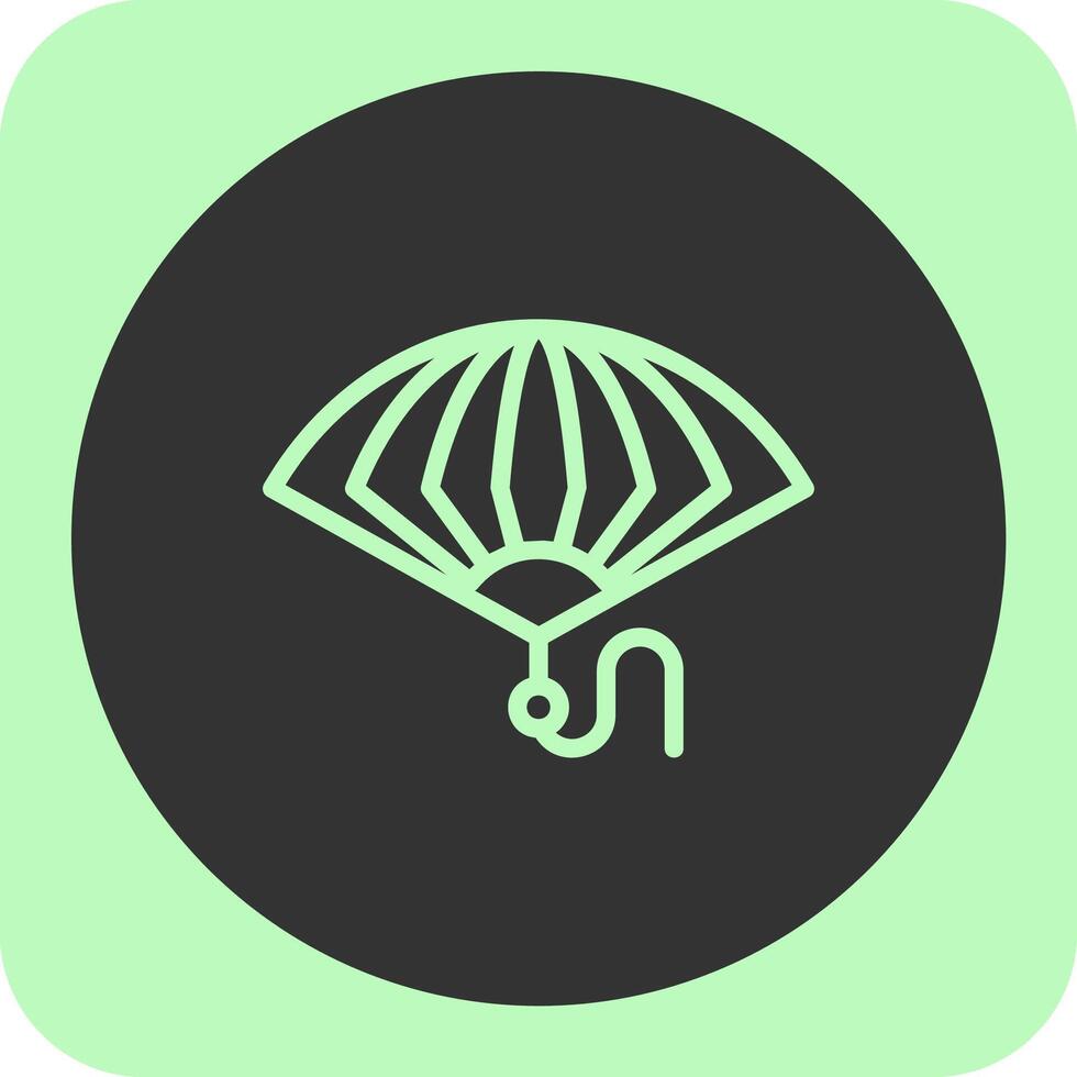 Fan Linear Round Icon vector