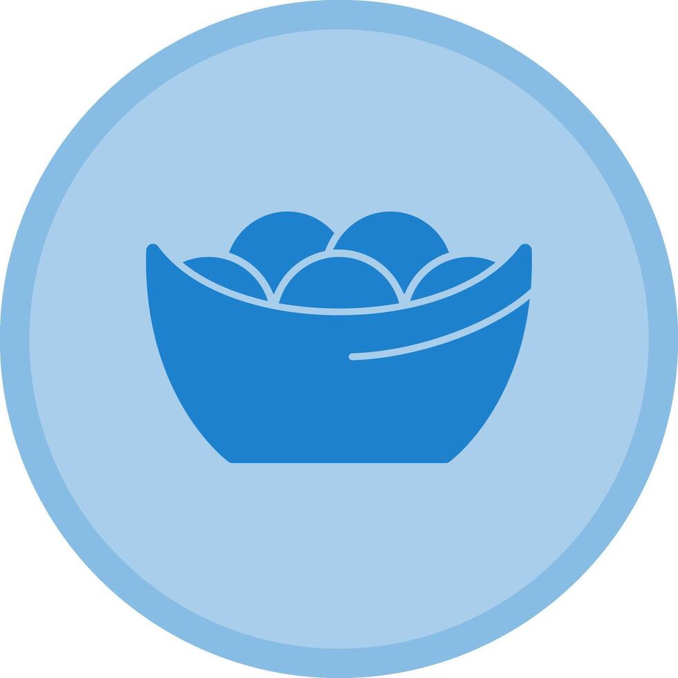 Tangyuan Multicolor Circle Icon vector