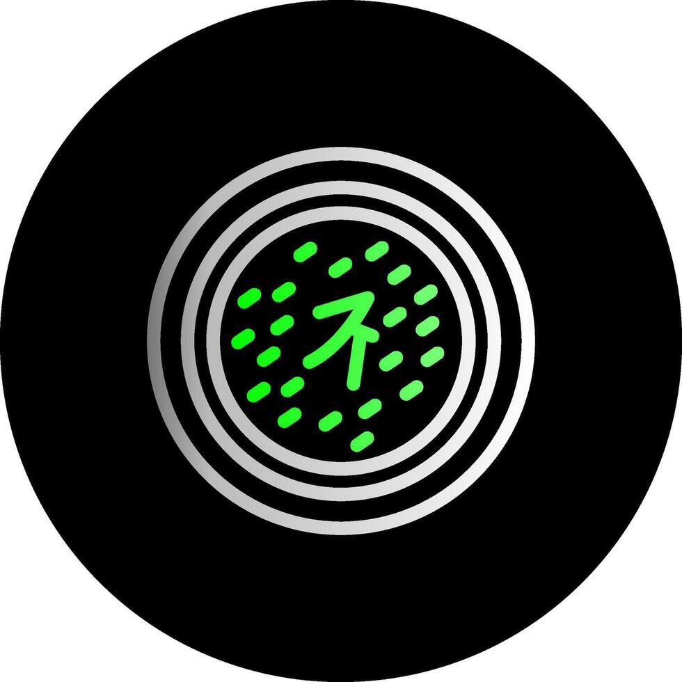 Nian Gao Dual Gradient Circle Icon vector