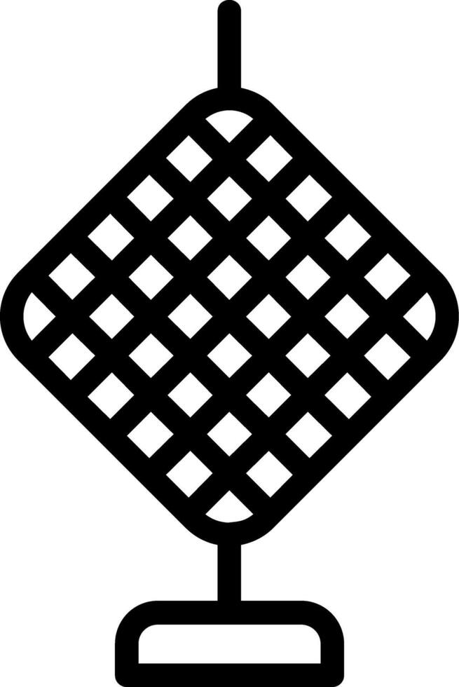 chino nudo línea icono vector