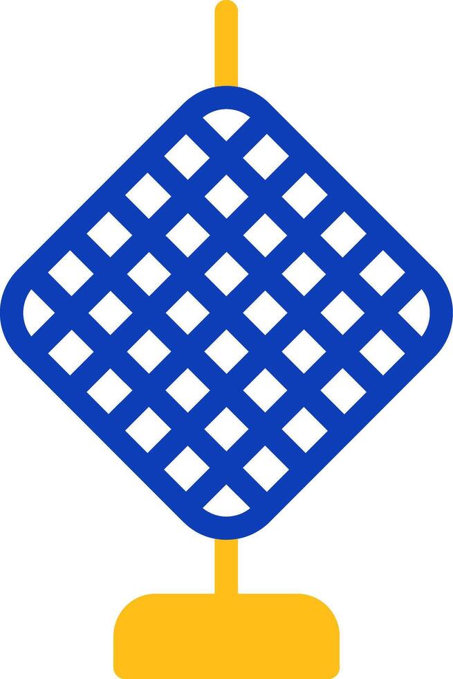 Chinese Knot Flat Two color Icon vector