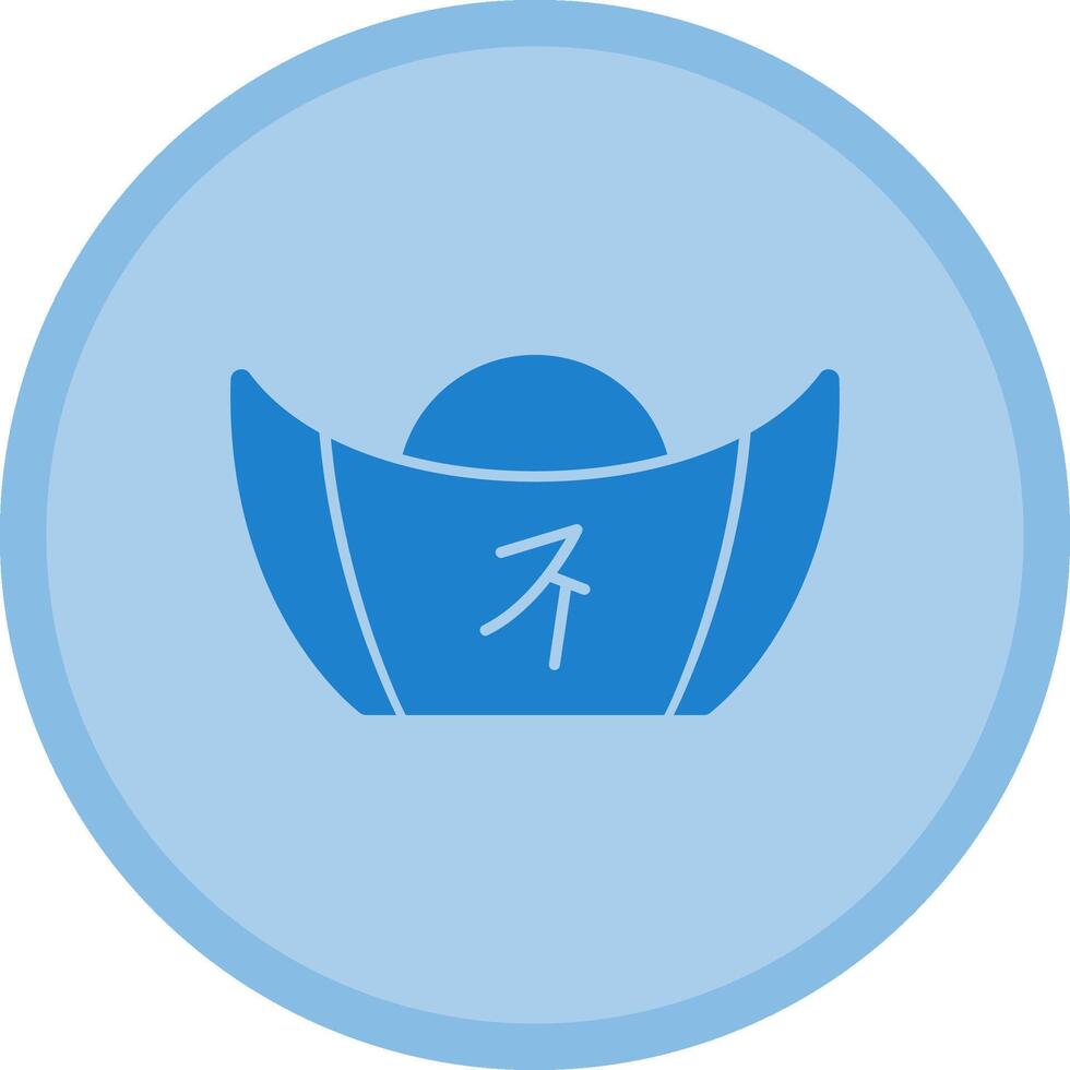 Yuanbao Multicolor Circle Icon vector