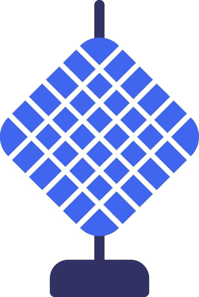 Chinese Knot Solid Two Color Icon vector