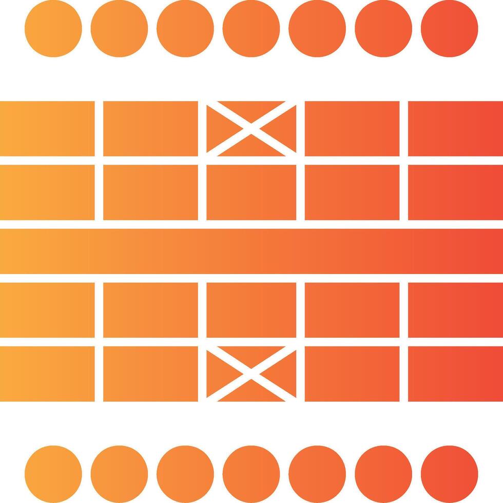 Chinese Chess Solid Multi Gradient Icon vector