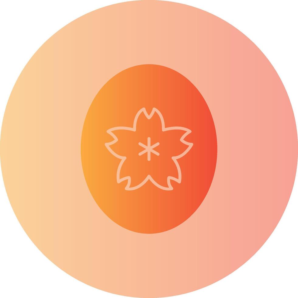 Jade Gradient Circle Icon vector