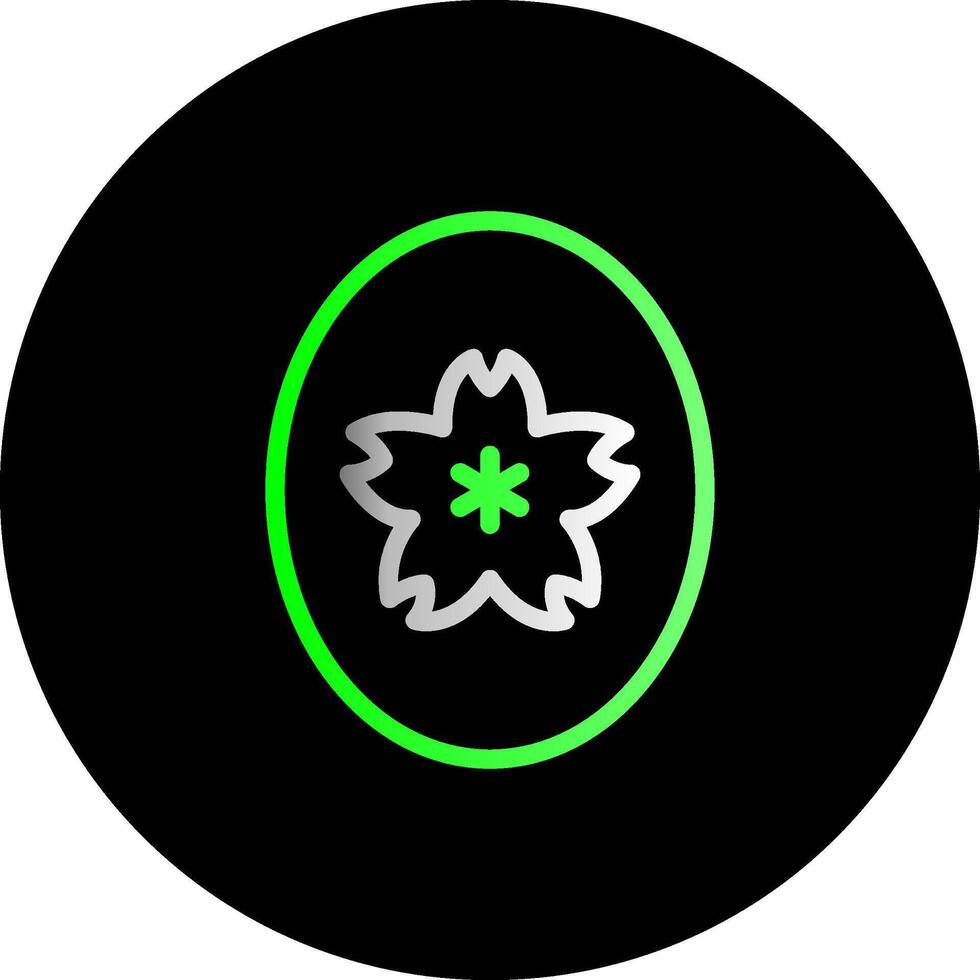 jade doble degradado circulo icono vector