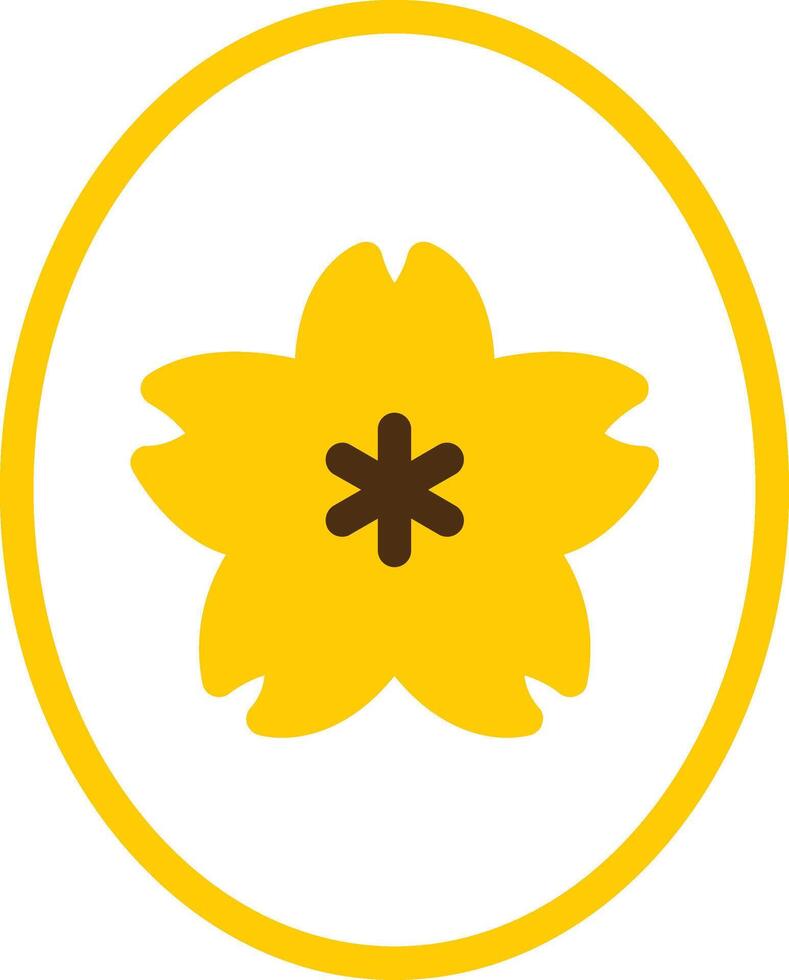 Jade Yellow Lieanr Circle Icon vector