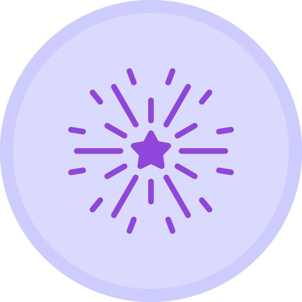 Firework Multicolor Circle Icon vector