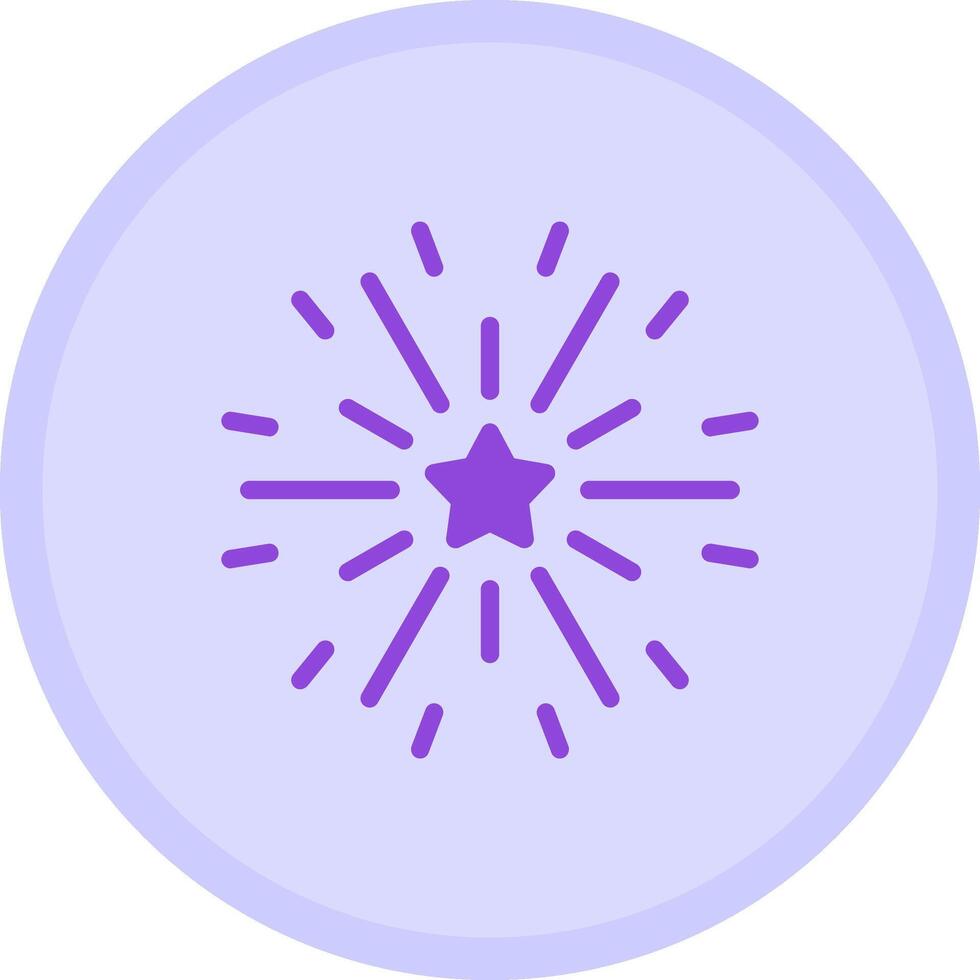 Firework Multicolor Circle Icon vector