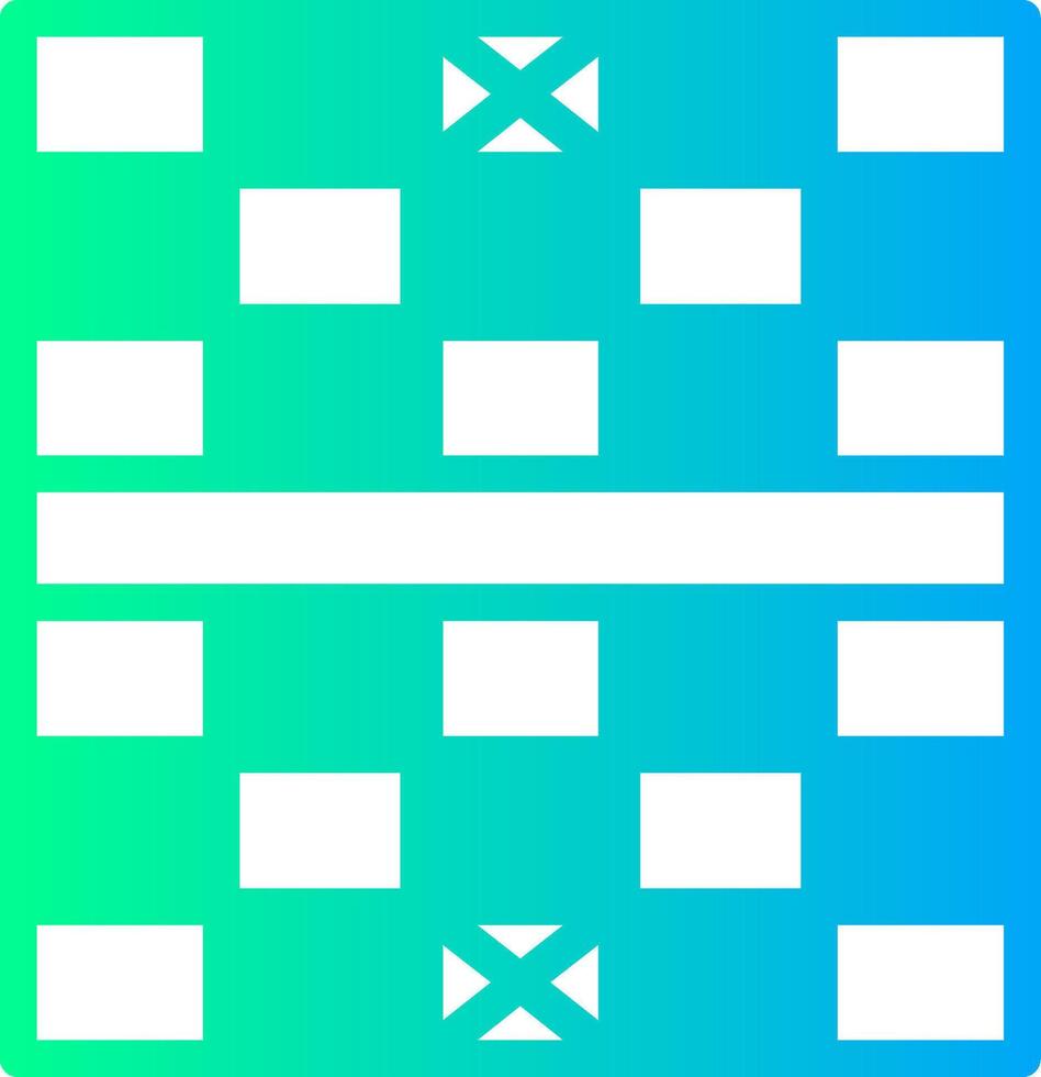 ajedrez tablero sólido multi degradado icono vector