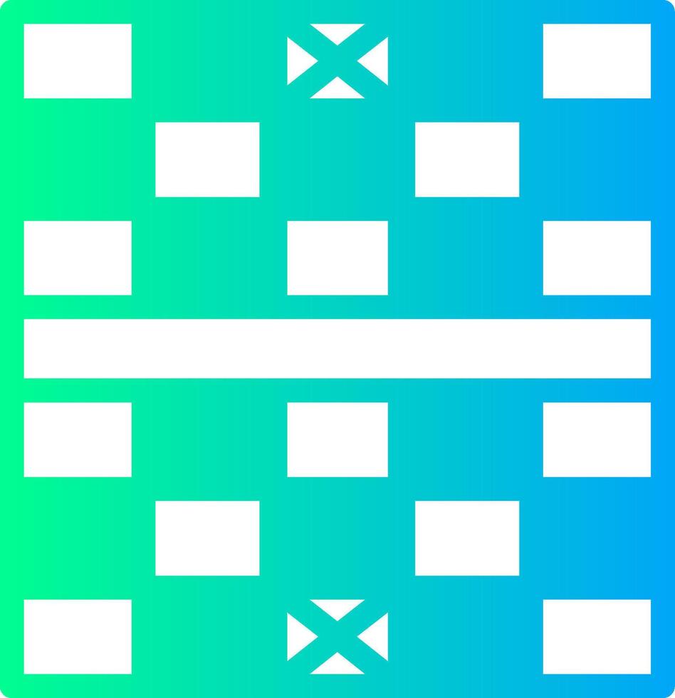 Chess Board Solid Multi Gradient Icon vector