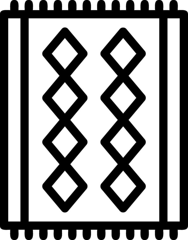 Red Carpet Line Icon vector