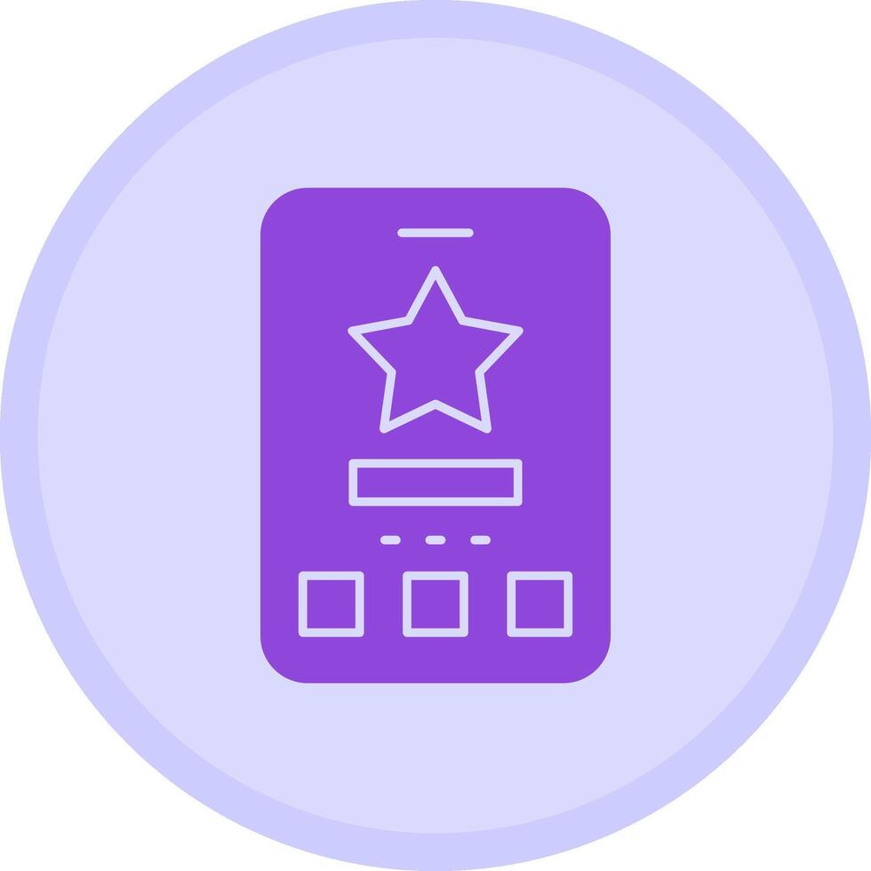 Star Multicolor Circle Icon vector