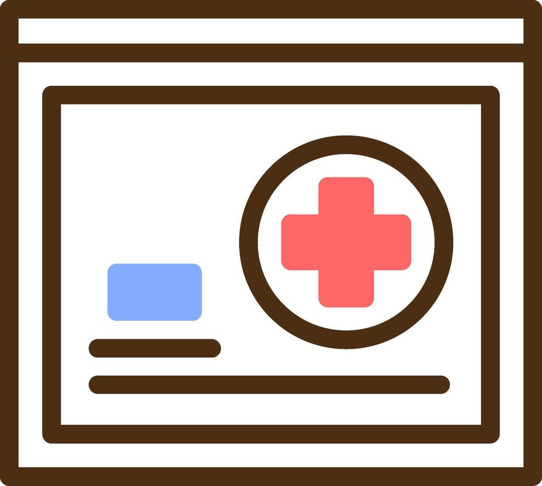 Add Color Filled Icon vector