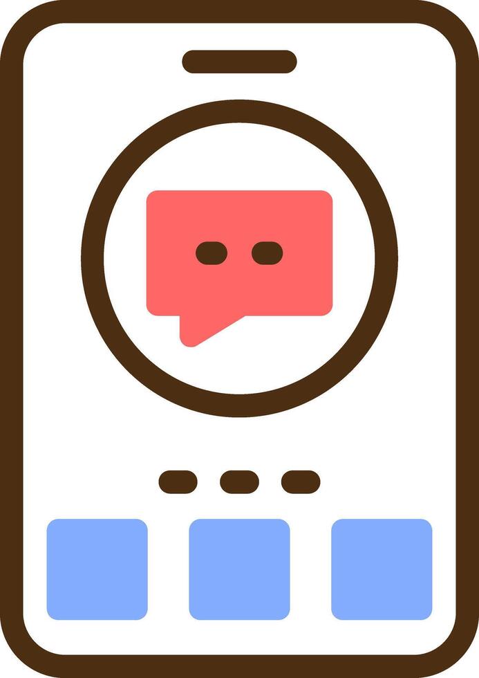 Help Color Filled Icon vector