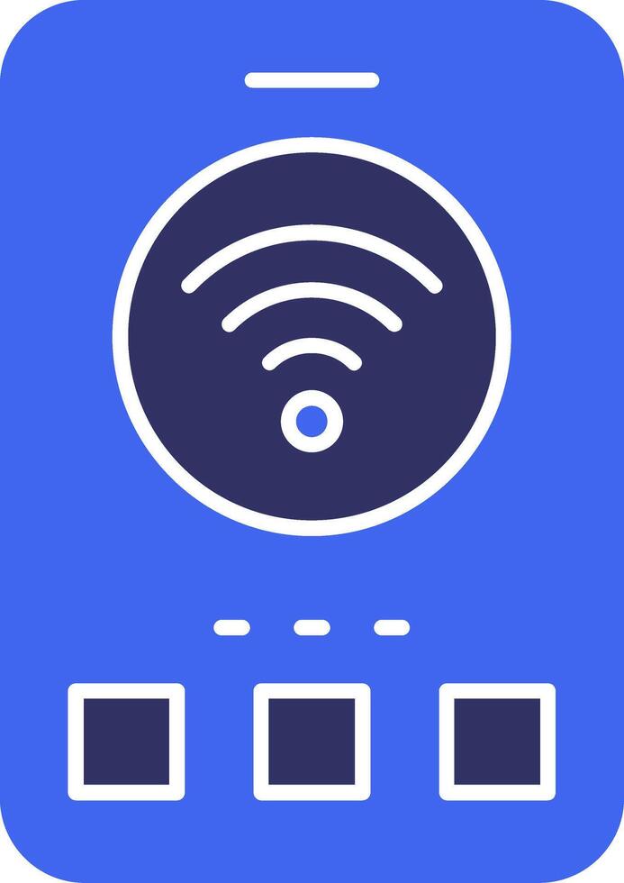Wi-Fi Solid Two Color Icon vector