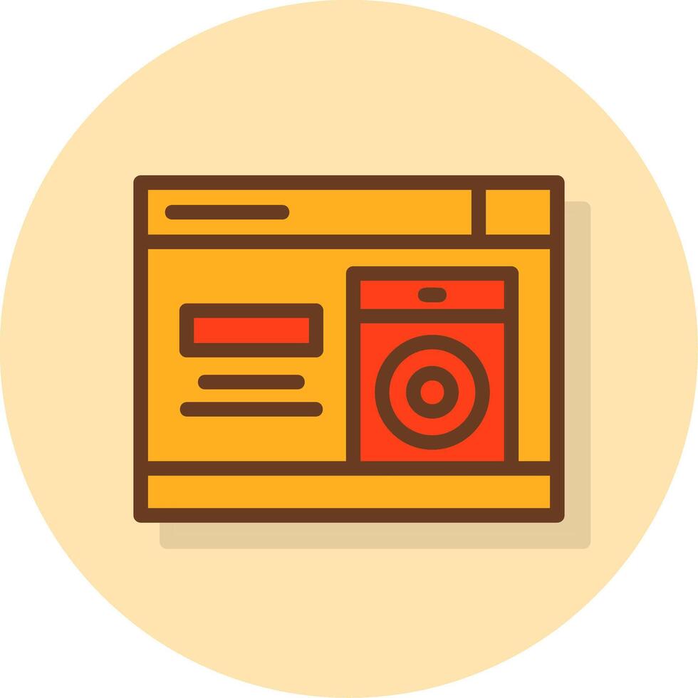 Speaker Filled Shadow Cirlce Icon vector