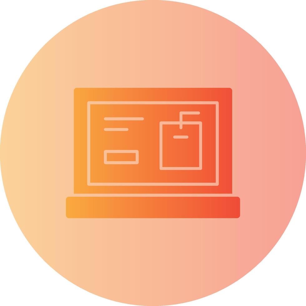 Tags Gradient Circle Icon vector