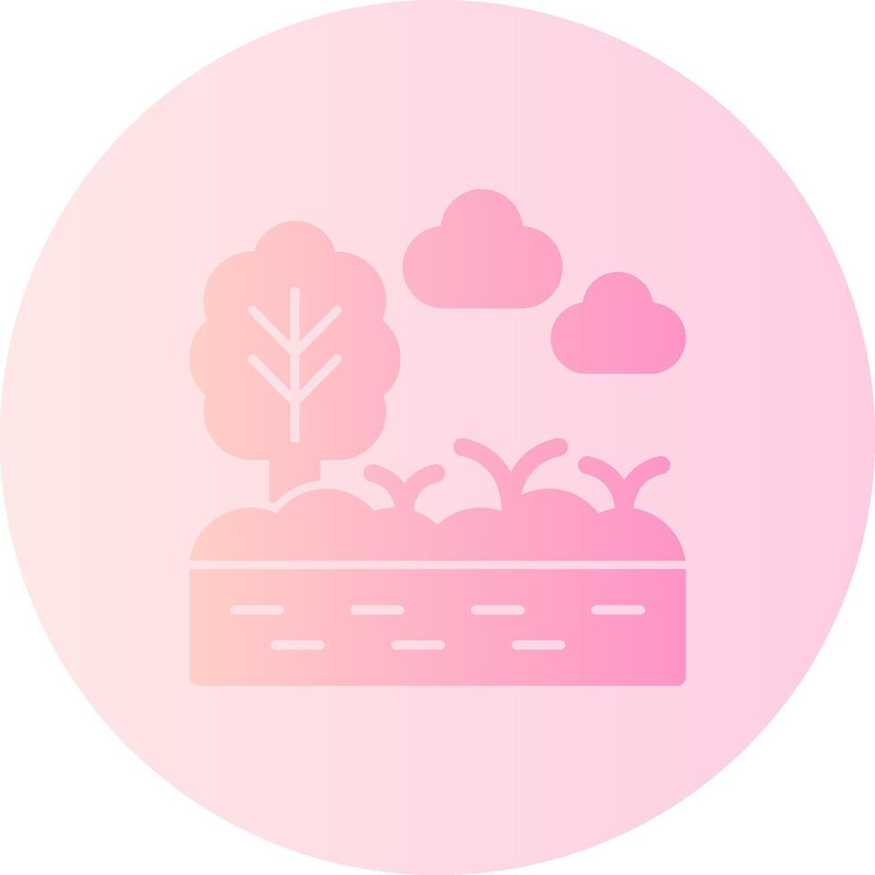 Swamp Gradient Circle Icon vector