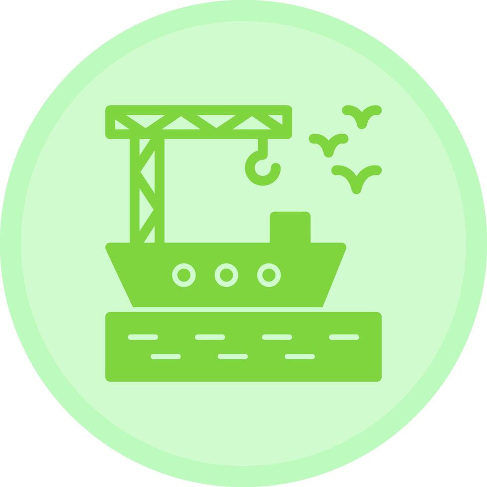 Port Multicolor Circle Icon vector