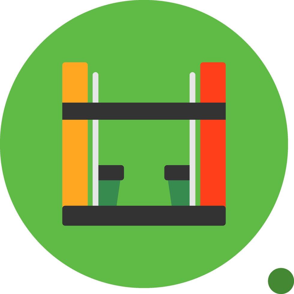 Alley Flat Shadow Icon vector