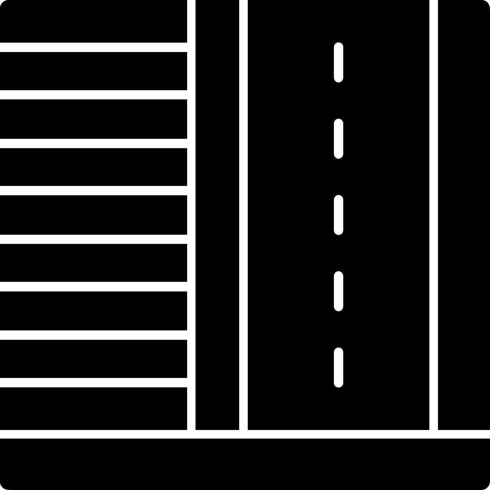 Sidewalk Solid Multi Gradient Icon vector