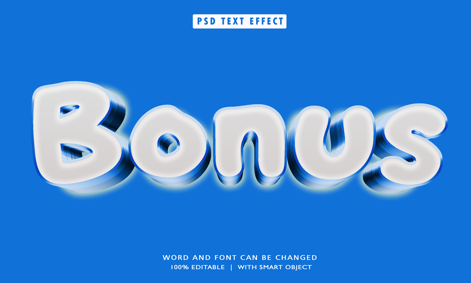 Bonus 3D Editable Text Effects psd