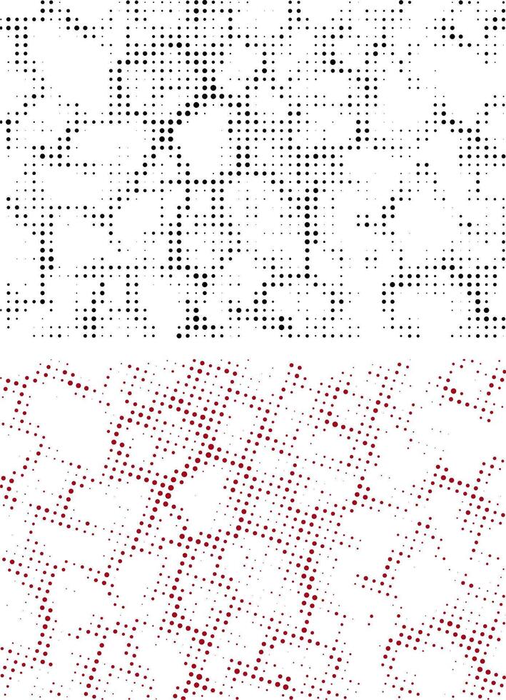 halftone pattern background vector illustration set, halftone dot effect with square texture, pixel design, halftone vectors, black and white halftone dots pattern, grungy, abstract halftone