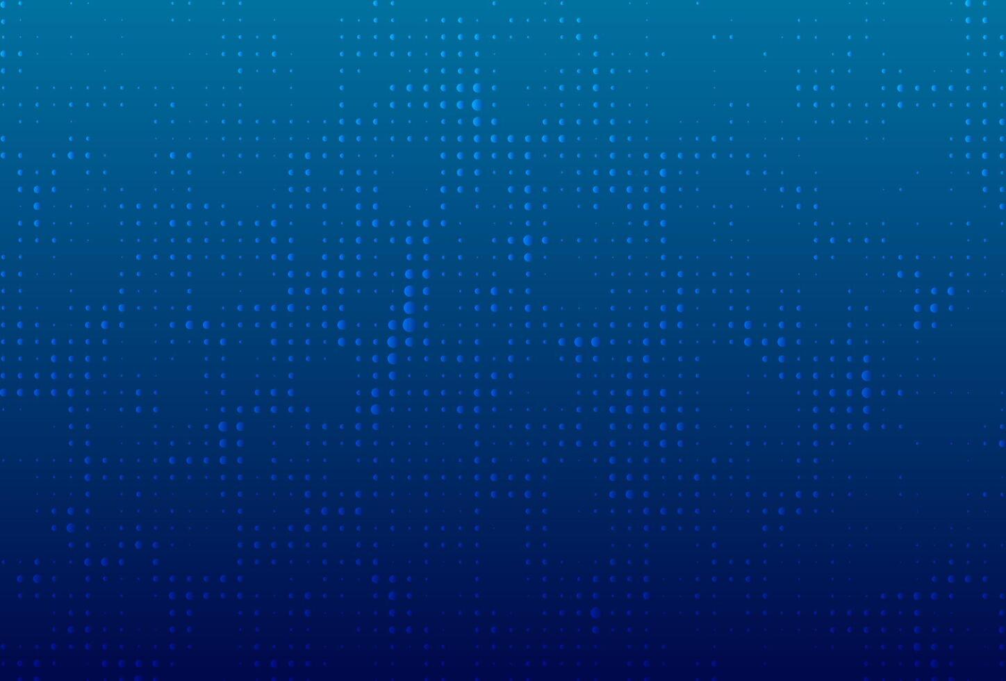 Abstract blue background with dots and lines with gradient color, light blue halftone background, halftone texture, gaming background vector