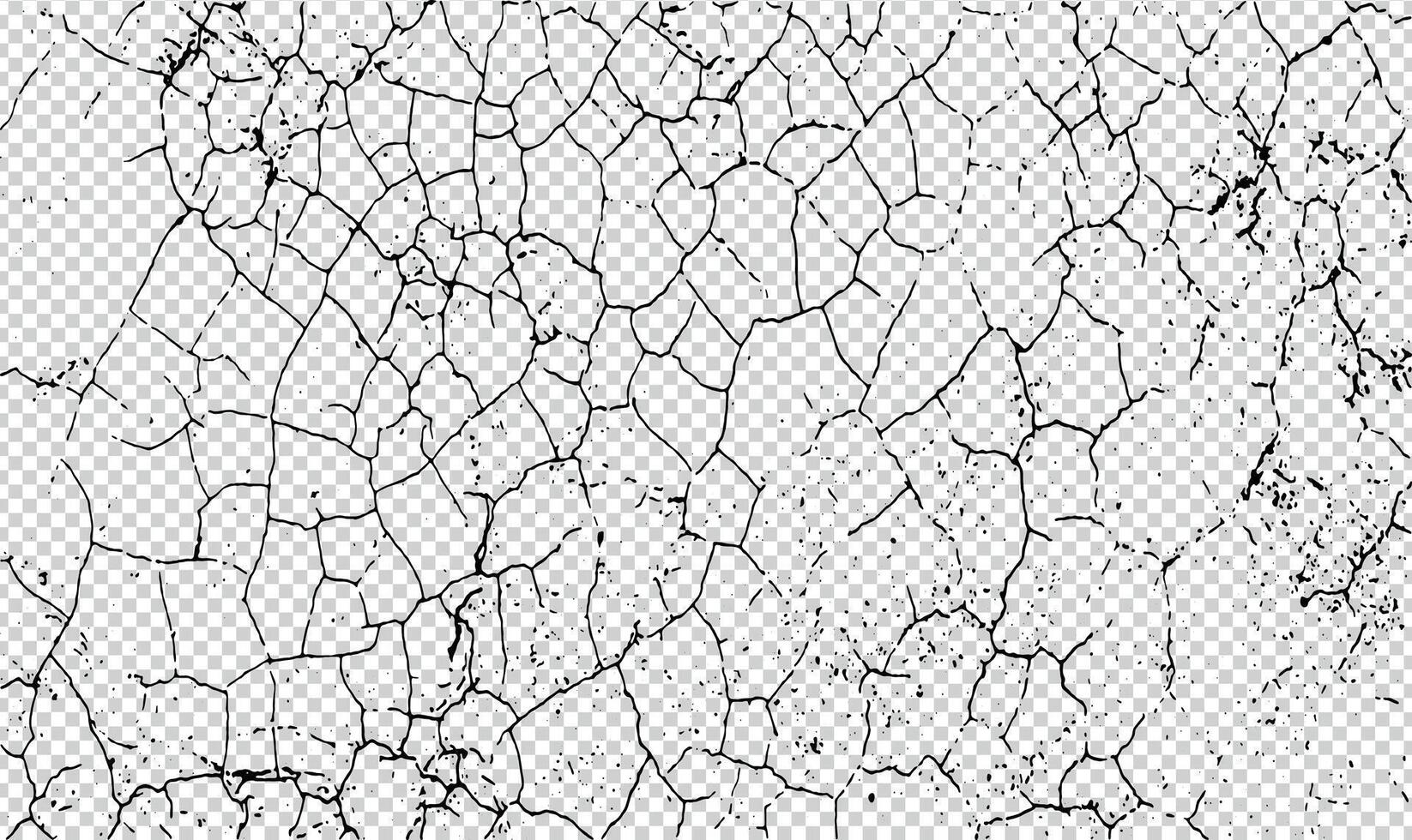 a white and black background with cracks with noise and grunge effect, vector
