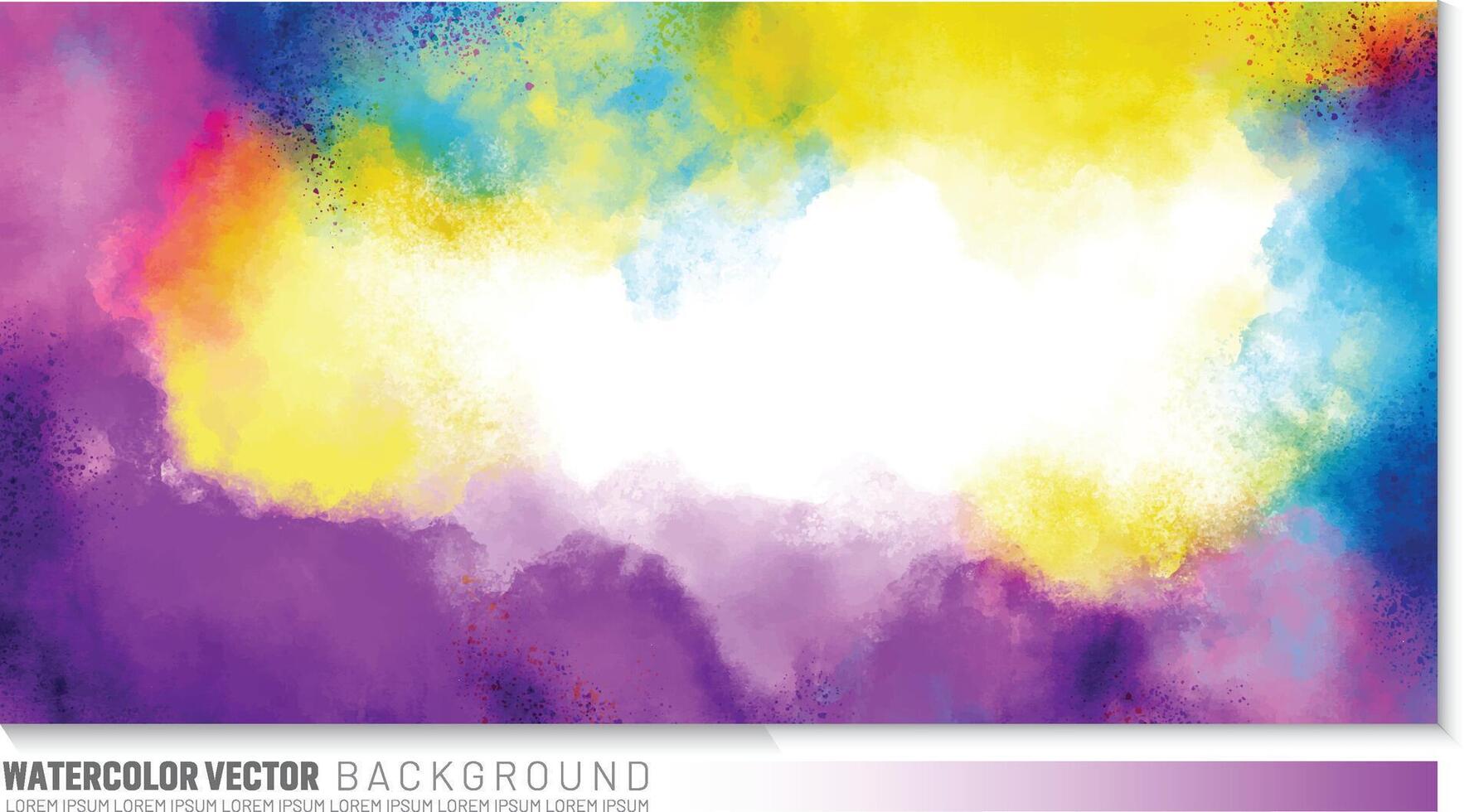 Blue, Purple, Pink, and Yellow festival background vector