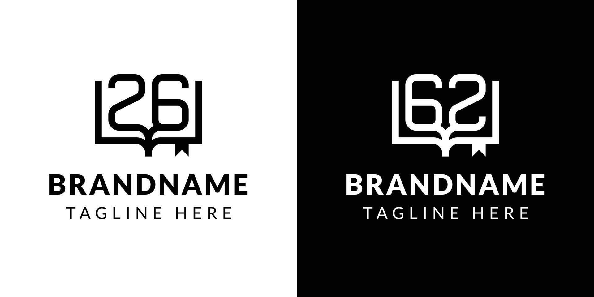 Letters GZ and ZG Book Logo, suitable for business related to book with GZ or ZG initials vector