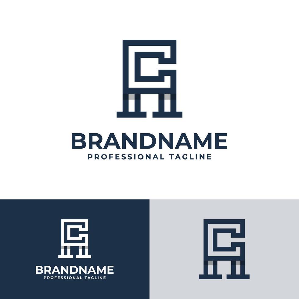 Letters AC Monogram Logo, Suitable for business with AC or CA initials vector