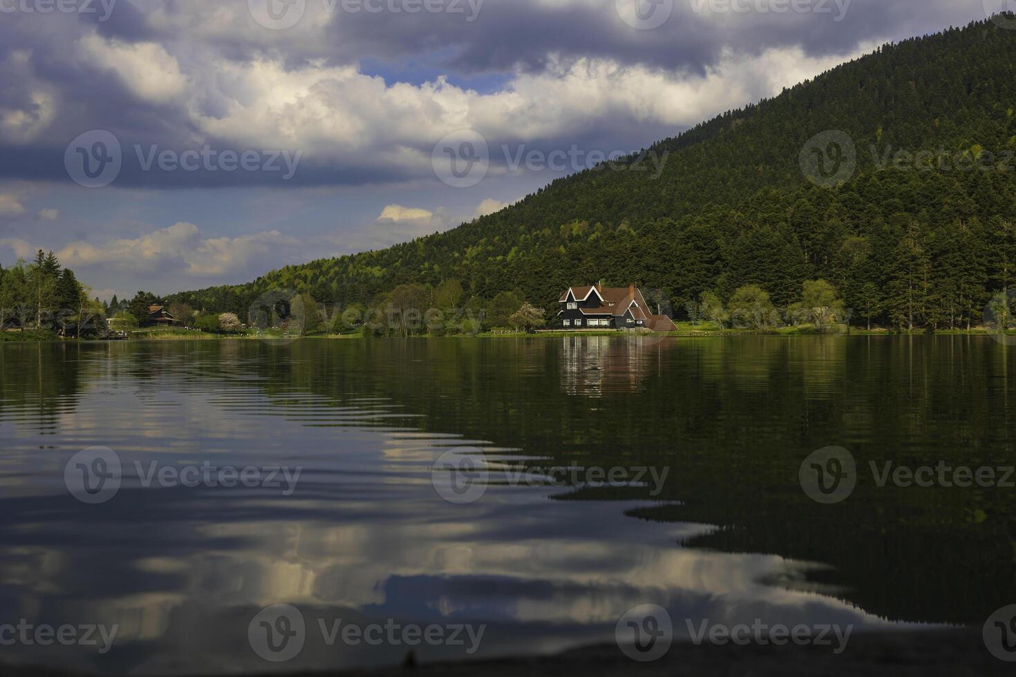 Bolu Golcuk Nature Park. Natural beauties of Turkey. Travel to Turkey background photo