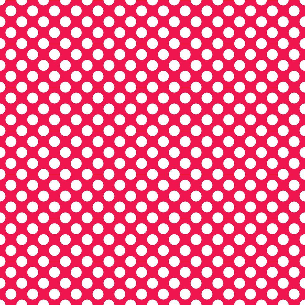 Polka dot seamless repeat pattern vector