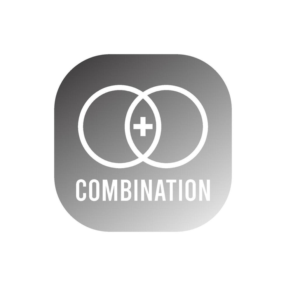 combination icon vector