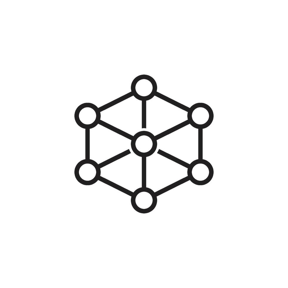 Chemical Compound Icon vector