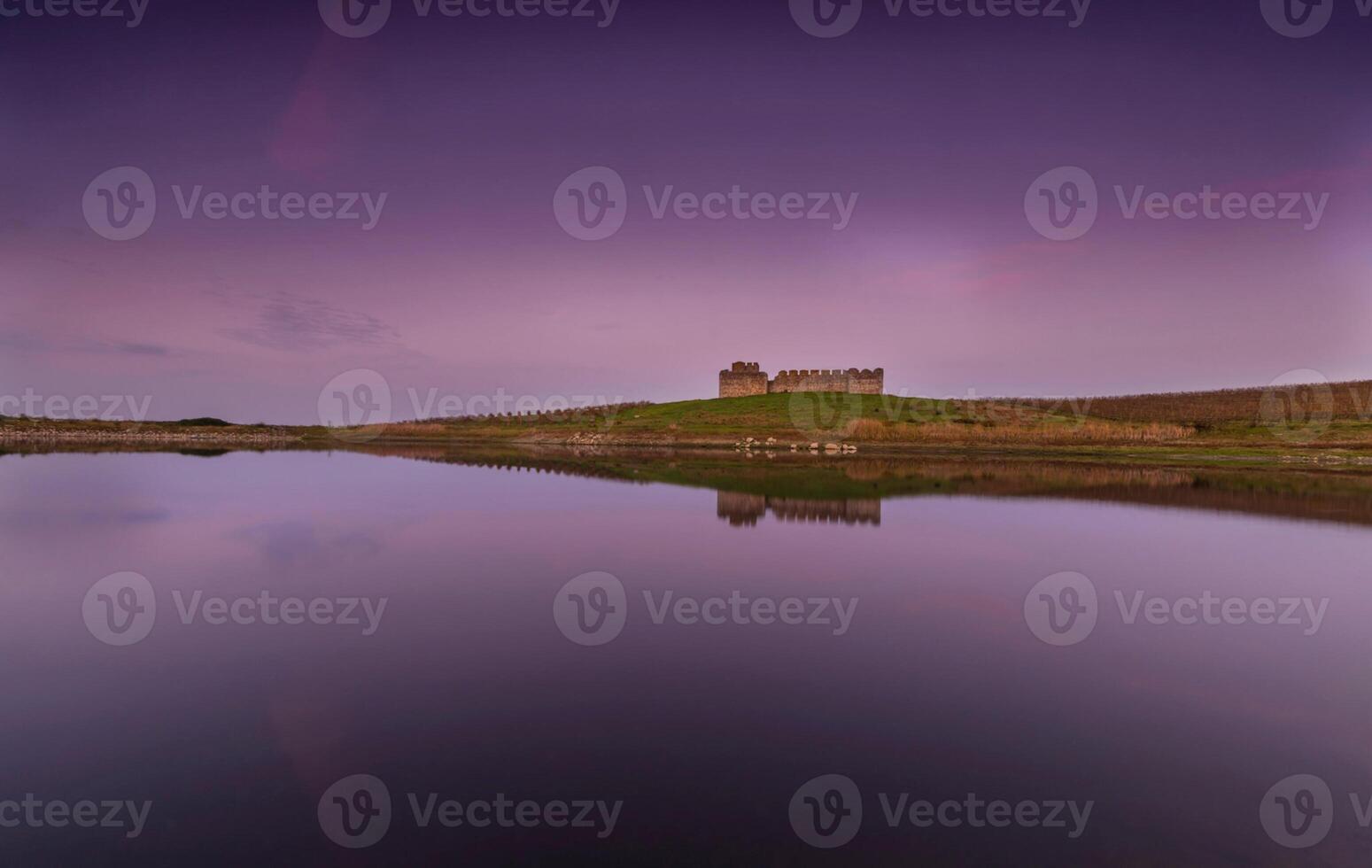 Bamburgh old Castle in Northumberland photo