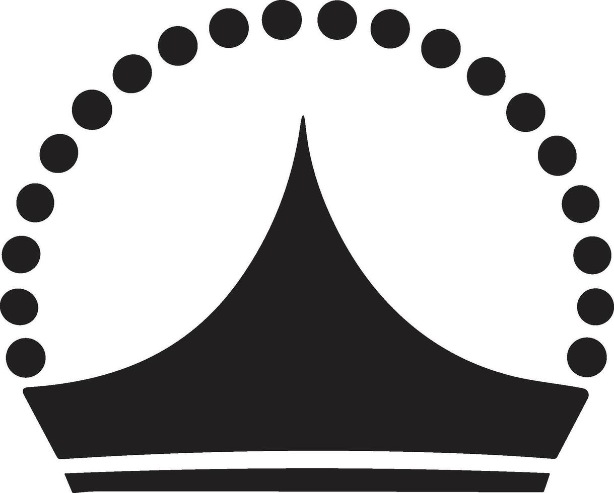 crown logo in modern minimal style vector