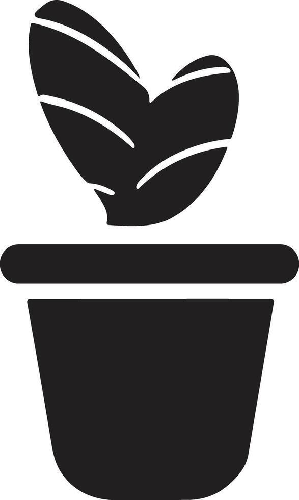 cactus tree logo in modern minimal style vector