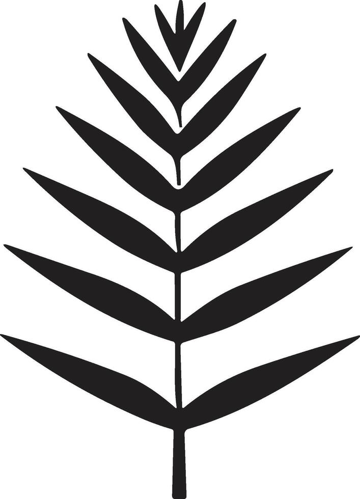Leaf and flower logo for yoga in modern minimal style vector