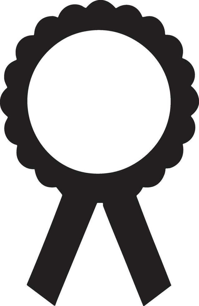 Vintage ribbon logo in modern minimal style vector