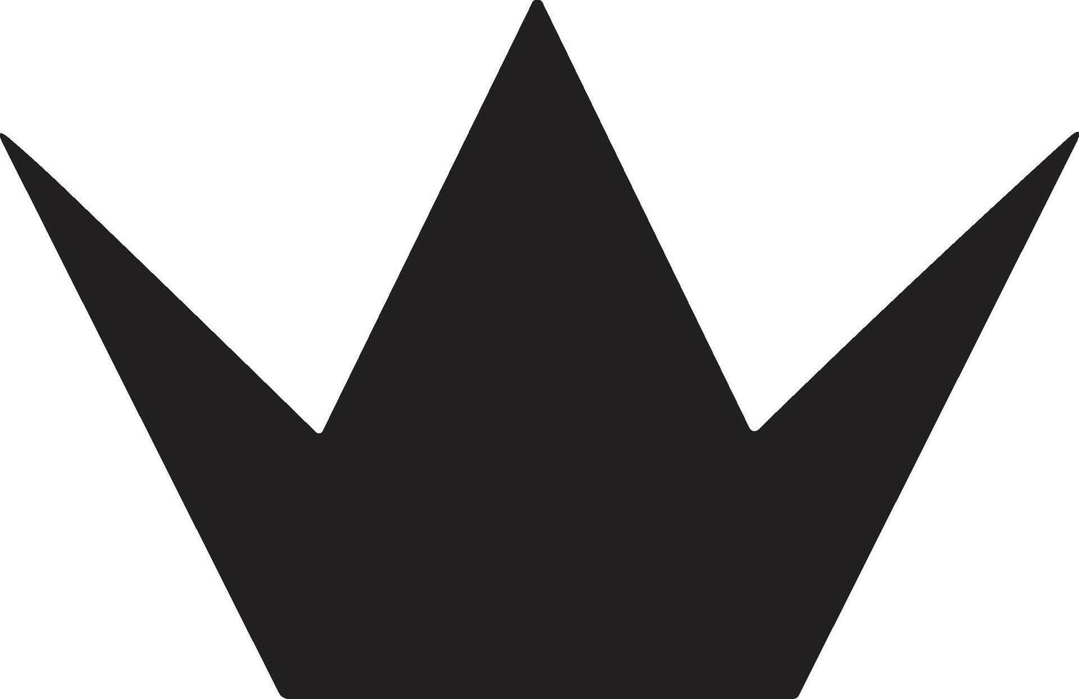 crown logo in modern minimal style vector