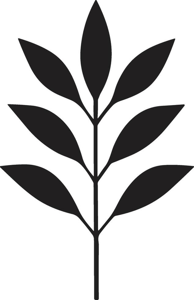 hoja y flor logo para yoga en moderno mínimo estilo vector