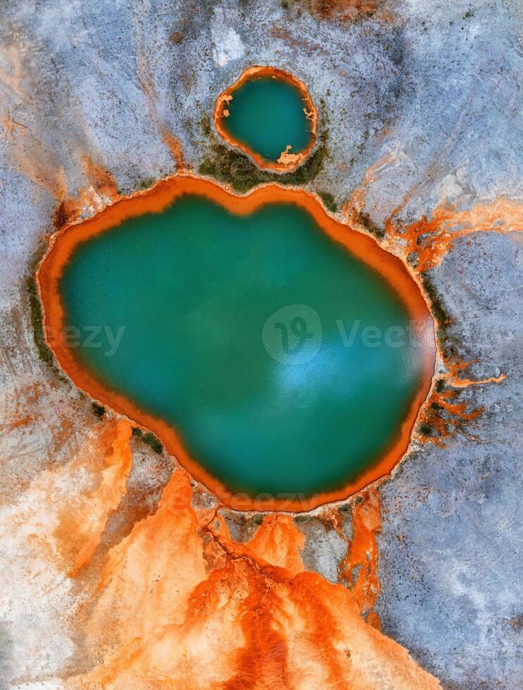 Grand Prismatic Spring in Yellowstone National Park photo