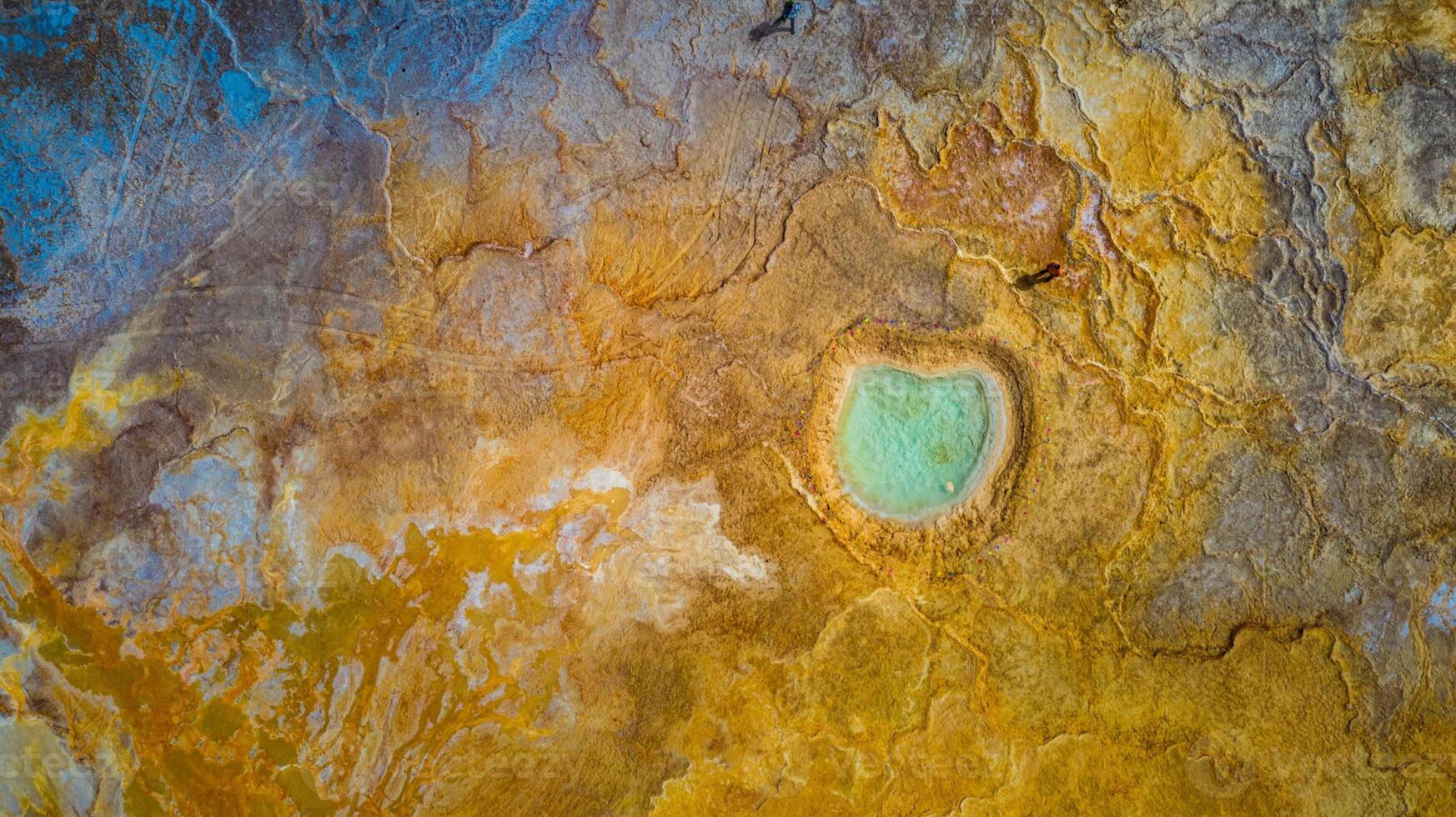 Grand Prismatic Spring in Yellowstone National Park photo