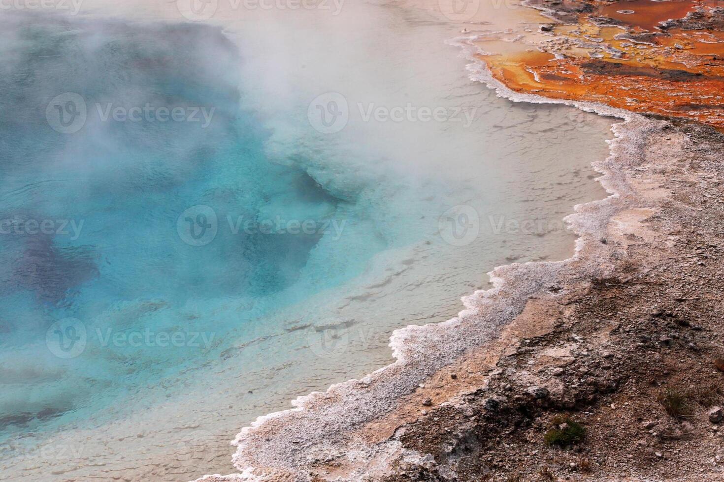 Grand Prismatic Spring in Yellowstone National Park photo